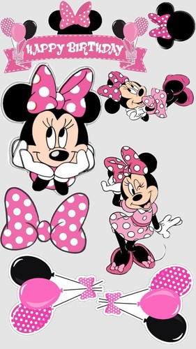 Minnie mouse tortenaufleger - minnie,