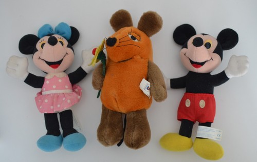 Plüschtier set mickey - 3x,