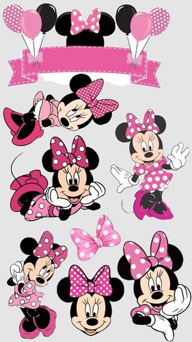 Minnie mouse tortenaufleger - minnie,